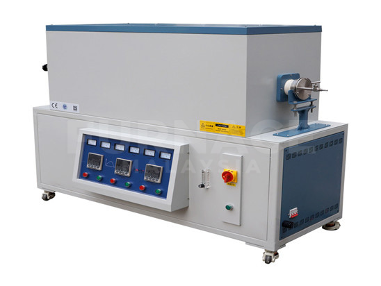 1700℃ Three-Zone Vertical Split Tube Furnace